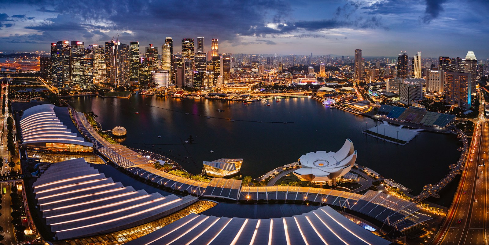 Vue de Singapour